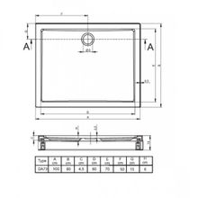 Душевой поддон Riho Zurich 272 (DA7200500000000) 80x100