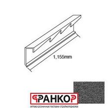 Торцевая планка Feroof L=1340 мм Silver Grey 2063