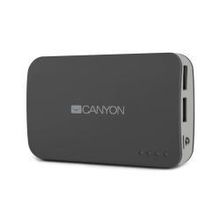 внешний аккумулятор Powerbank Canyon CNE-CPB78DG, 7800 мАч, серый