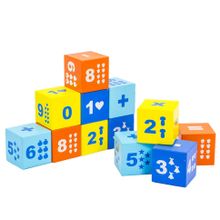 Кубики ALATOYS КБМ1201 Математика окрашенные (12 шт)