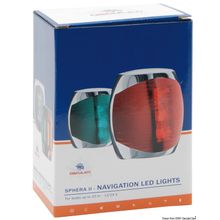 Osculati Sphera II navigation light inox body bicolor, 11.060.25