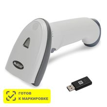 Беспроводной сканер штрих-кода MERTECH CL-2200 BLE Dongle P2D USB White