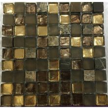 Мозаика Lantic Colonial Mosaico Treasures Bronze Emperador чип 15х15 30,1х30,1