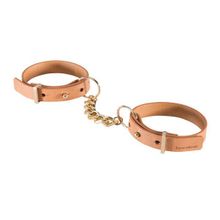 Бежевые наручники MAZE THIN HANDCUFFS  бежевый