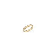 Золотое кольцо  обручальное гладкое без вставок из желтого золота 750 проба стандарт арт.1735