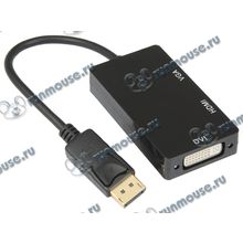 Кабель-переходник DisplayPort->D-Sub(F)+DVI(F)+HDMI(F) ORIENT "C309" (0.2м) (ret) [139232]