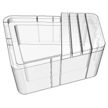 Скамейка бетонная UNI RST