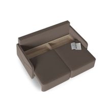 Смарт Диван прямой еврокнижка Кьянти браун