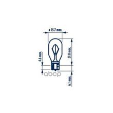 Лампа W16w 12v W2,1x9,5d Narva арт. 17631