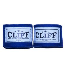 Бинты боксерские Cliff 3,0м синий, хлопок CT3MT