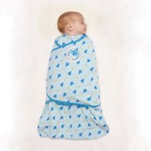 Нева Бэби Angel Enveloper Swaddle Ракета голубой