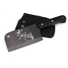 Топорик-тяпка (сталь 65Г), граб резной