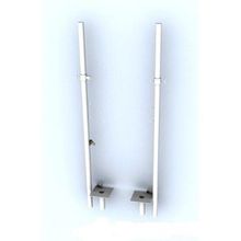 Стойки волейбольные для зала с механизмом натяжения,с ползуном, в стаканах с крышками ( диаметр трубы 76мм), Sportica