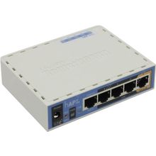 Маршрутизатор MikroTik  RB952Ui-5ac2nD  Wireless Router (4UTP 10 100Mbps, 1WAN,  802.11a b g n ac, 1xUSB, 1.5dBi)