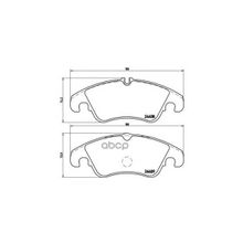 Колодки Тормозные Дисковые | Перед | Audi A6 (4g2, 4gc, C7) 2.0 Tfsi 05.2011 -  <=> Audi A4 (8k2, B8) 1.8 Tfsi 11.2007 - 03.2012 Brembo арт. P85098