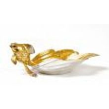 Икорница из серебра Золотая рыбка 1662_SR