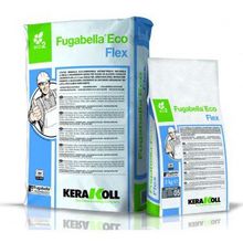 Затирка минеральная Kerakoll Fugabella Eco Flex, с цветостойкостью, цвет Грецкий орех-12, 5 кг