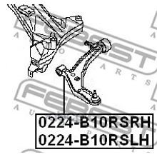 Рычаг Подвески | Перед Прав | Nissan Almera Uk Make N16e 2000.02-2006.11 [El] Febest арт. 0224B10RSRH