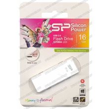 Флешка 16 Gb Silicon Power Ultima U03 White