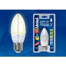 Лампа LED-C37-2W WW E27 150 Lm