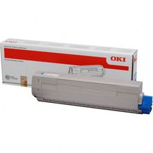 oki Тонер-картридж голубой toner-c-c831 841-10k-neu, ресурс 10 000 страниц А4 (44844507   44844519) (oki) 44 844 507