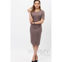 Y@mmyMammy Платье с юбкой-тюльпаном темный-капучино 370.1.3