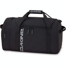 Спортивная мужская дорожная сумка со съёмным регулируемым ремнем через плечо Dakine Eq Bag 51L Black цвет черный