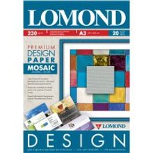 LOMOND 0930032 фотобумага глянцевая Мозайка Premium А3 (297 х 420 мм) 230 г м2, 20 листов