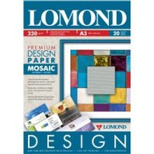 LOMOND 0930032 фотобумага глянцевая Мозайка Premium А3 (297 х 420 мм) 230 г м2, 20 листов