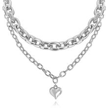 Многослойное колье "Сердце" (арт. 83089-1)