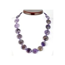 Бусики-Колечки Бусы Аметист "Рондо" арт.НАМ-11(20)-48-3