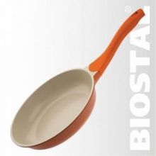 Сковорода Biostal 24см - оранжевый бежевый Bio-FP-24