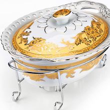 26538 Мармит керамика 2,5л 3пр со свечкой LR (х4)