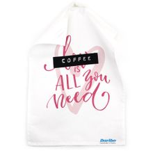 Полотенца: Полотенце кухонное Daribo Coffee is all you need, 50x70 см DA70361