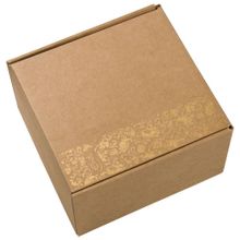 Подарочная коробка с ложементом под чайную пару, 19*19 см