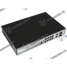 Коммутатор 1U 19" RM D-Link "DES-1210-10 ME B2A" 8 портов 100Мбит сек. + 2 порта 1Гбит сек. SFP, управляемый (oem) [135864]