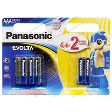 Батарейка Panasonic LR03 EVOLTA блист-4+2