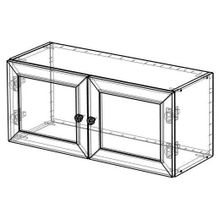 Смарт Антресоль на 2-створчатый шкаф Билли дуб молочный