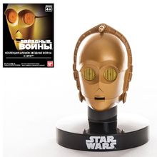 STAR WARS Bandai Star Wars ШЛЕМ на подставке C3PO 6,5 см 84635