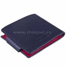 Кожаное портмоне Narvin 9651 N.Polo D.Blue Red