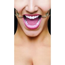 Чёрный расширяющий кляп Hook Gag (35382)