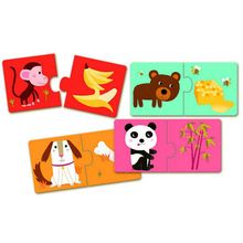 Djeco пазл-дуо К столу!