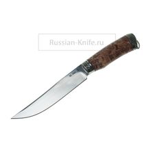 Нож Осётр (сталь М390), карельская береза, А.Жбанов