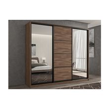 РВ-мебель Шкаф-купе 3-х дверный Кааппи 3 Орех Тьеполло 180х45х230 см