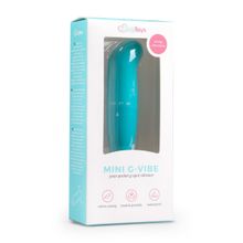 Easy toys Голубой мини-вибратор для G-стимуляции Easytoys Mini G-Spot Vibrator - 12 см. (голубой)