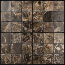 Мозаика Natural Adriatica M022-48P (Emperador Dark) 48х48 30,5х30,5