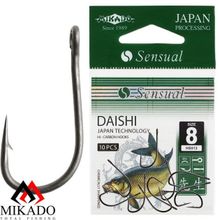 Крючки Mikado SENSUAL - DAISHI № 8 BN (с ушком)( 10 шт.)