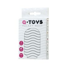 A-toys Белый мастурбатор A-Toys Pocket Wavy (белый)