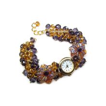 "золотой закат" наручные часы  лэмпворк бронь