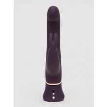 Фиолетовый вибратор-кролик Greedy Girl G-Spot Stroker Rabbit Vibrator - 24,1 см. (225158)